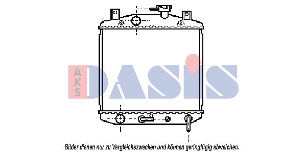 AKS DASIS Radiaator,mootorijahutus 360110N